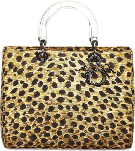 dior cheetah tote|Dior carryall tote.